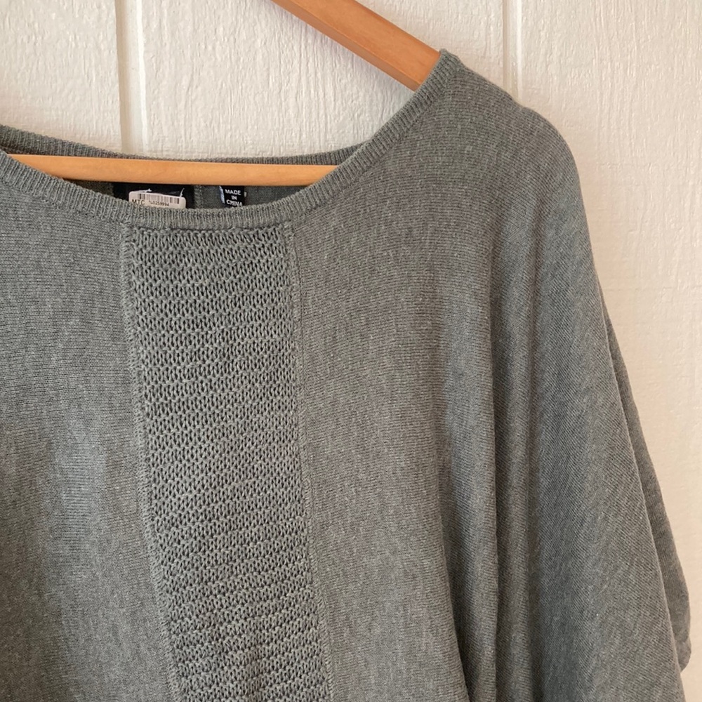 Wool Silk and Cotton Poncho